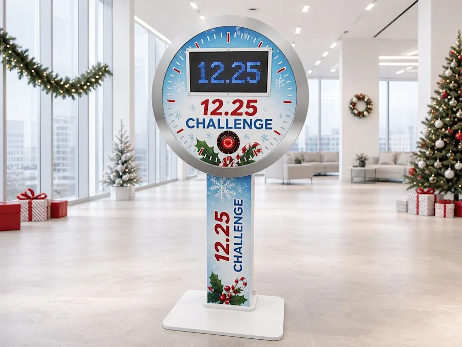 Stop The Clock hire and branded event setup